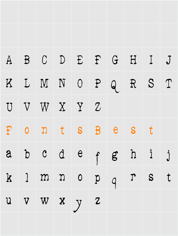 Ded End Character Map