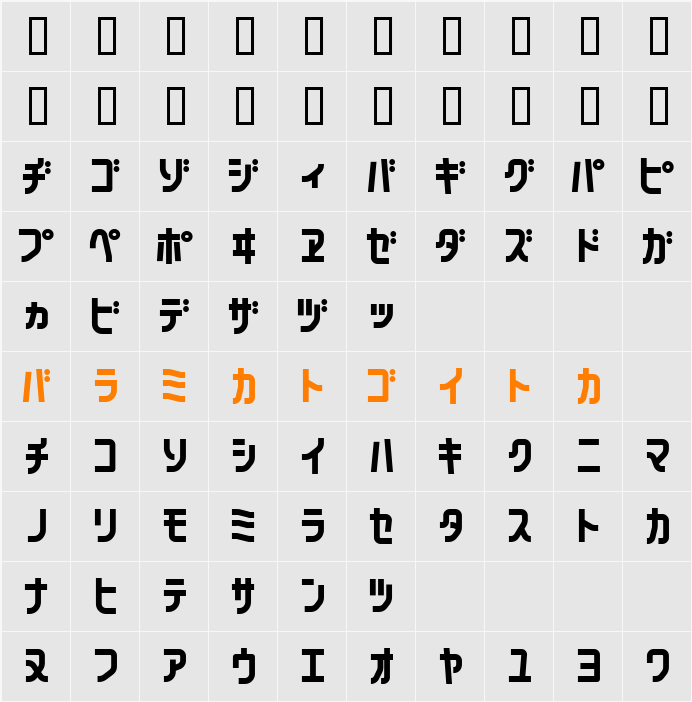 160MKSDKT Character Map