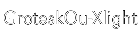 GroteskOu-Xlight