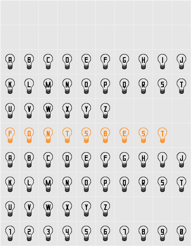 Good Idea St Character Map