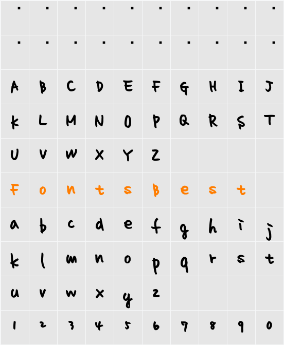 homework normal Character Map