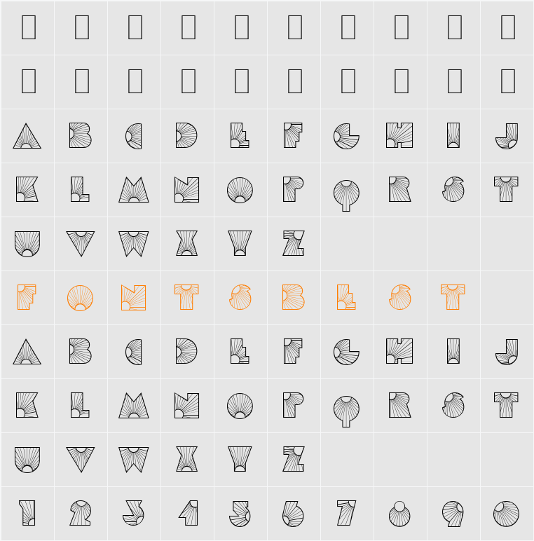 ML Sunglow KK Character Map