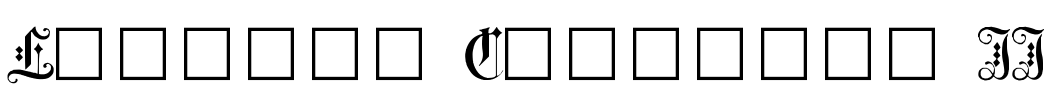 Elegant Capitals II Font Image