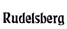 Rudelsberg Font Image