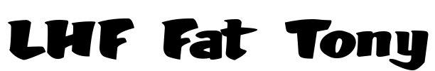 LHF Fat Tony Font Image
