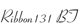 Ribbon131 BT Font Image
