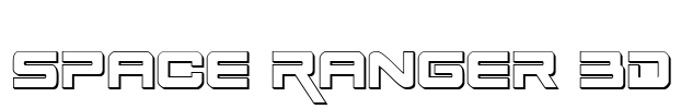 Space Ranger 3D Font Image