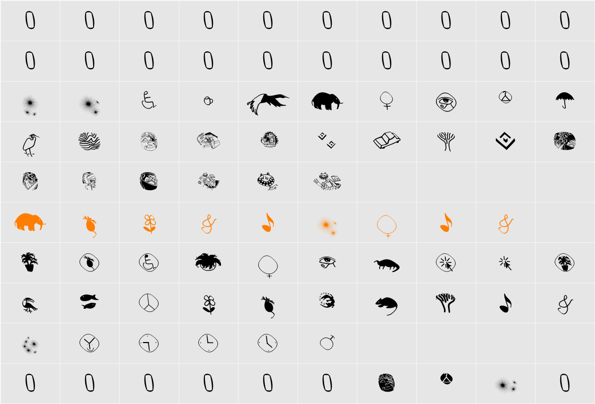 SomethingFS Character Map
