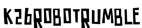 K26RobotRumble Font Image