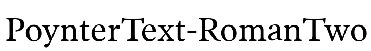 PoynterText-RomanTwo