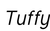 Tuffy Font Image