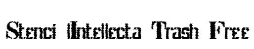 Stenci lIntellecta Trash Free