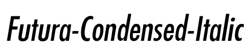 Futura-Condensed-Italic