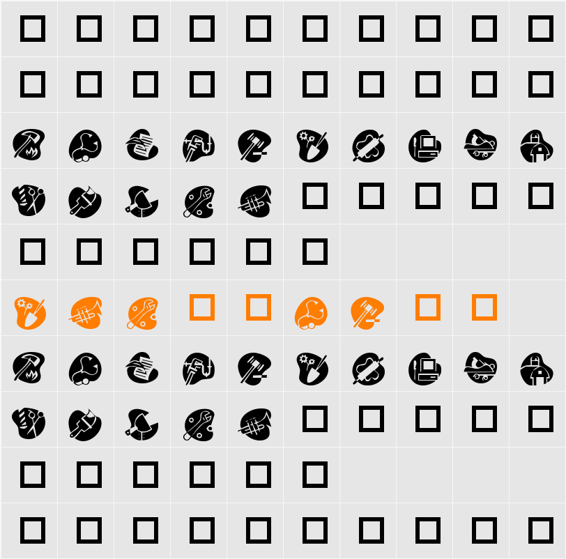 KR Career Day Character Map