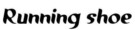 Running shoe