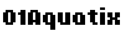 01Aquatix Font Image