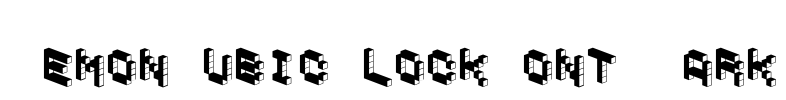 DemonCubicBlockFont Dark