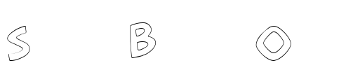 Snootchie Bootchies Outline Font Image