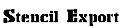 Stencil Export