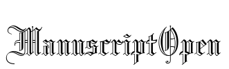 ManuscriptOpen Font Image