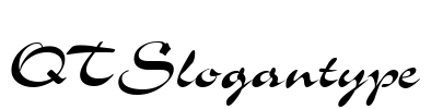 QTSlogantype Font Image