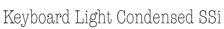 Keyboard Light Condensed SSi
