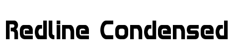 Redline Condensed Font Image