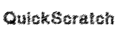 QuickScratch Font Image