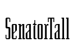 SenatorTall Font Image