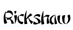Rickshaw Font Image