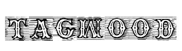 TagWood Font Image