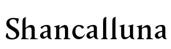 Shancalluna Font Image