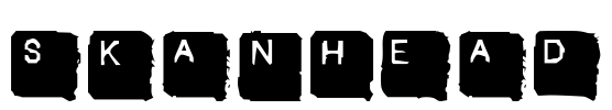 SkanHead Font Image