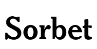 Sorbet Font Image