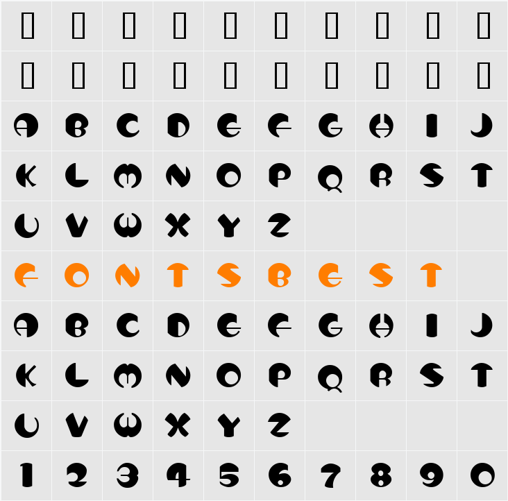 Totem Character Map