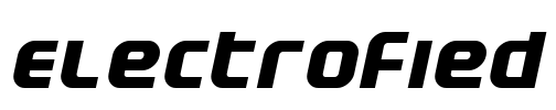 Electrofied Font Image