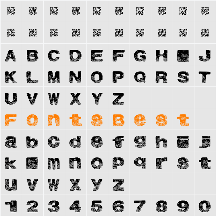 NorthBeach Character Map
