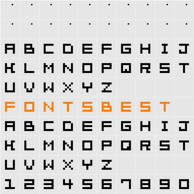 Pixelation  Character Map