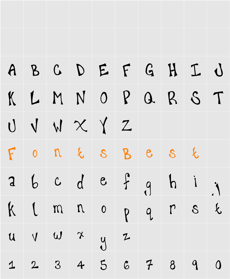 happyhanneke Character Map