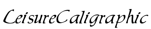 LeisureCaligraphic