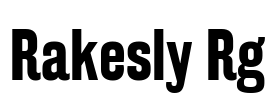 Rakesly Rg Font Image