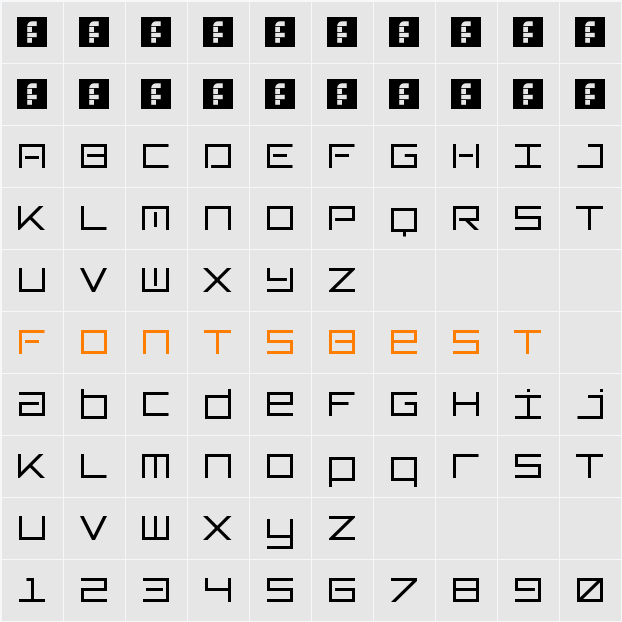 TypeOne Character Map