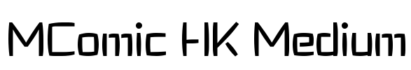 MComic HK Medium