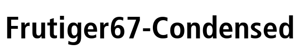 Frutiger67-Condensed