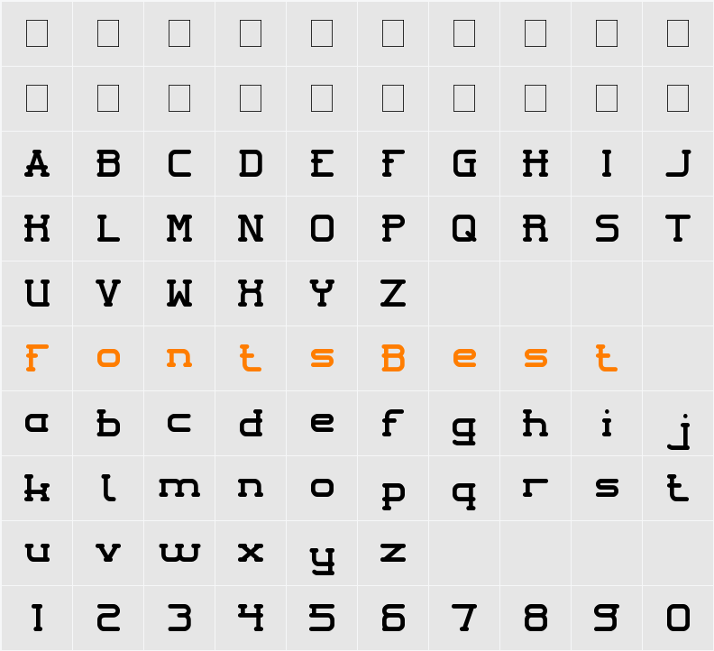 Happy Everydays Day Character Map