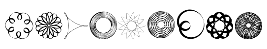 SpiroFace Font Image