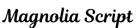 Magnolia Script Font Image