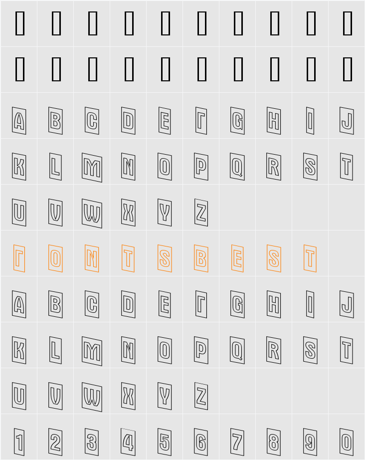 a_AlternaTitulCmDnOtl Character Map