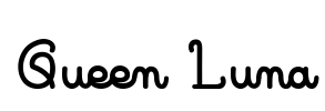 Queen Luna Font Image