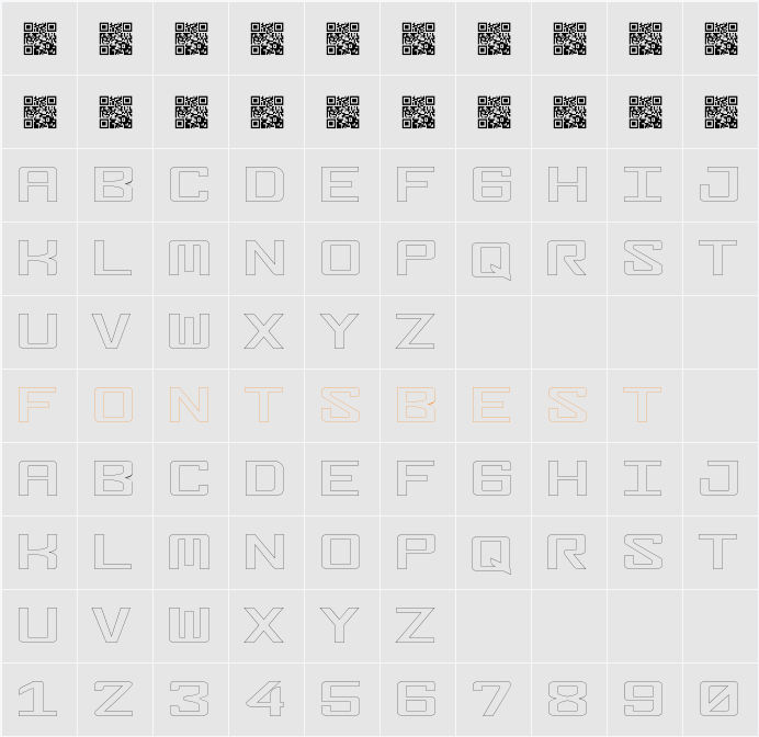 FonderianHollow Character Map